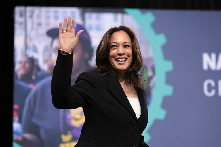 La sénatrice américaine Kamala Harris en 2019