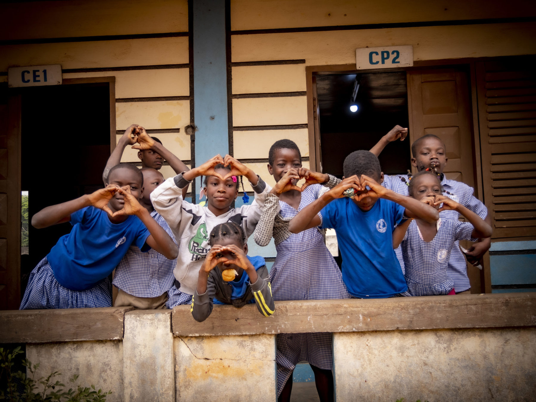 Des enfants soutenus par le SEL au Togo