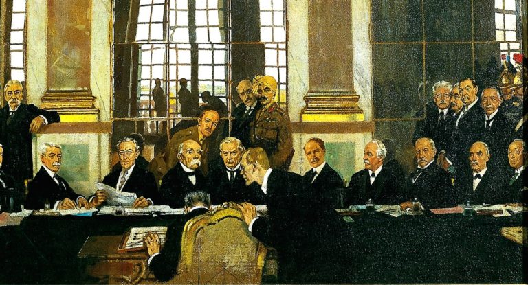 Signature du Traité de Versailles - 28 juin 1919