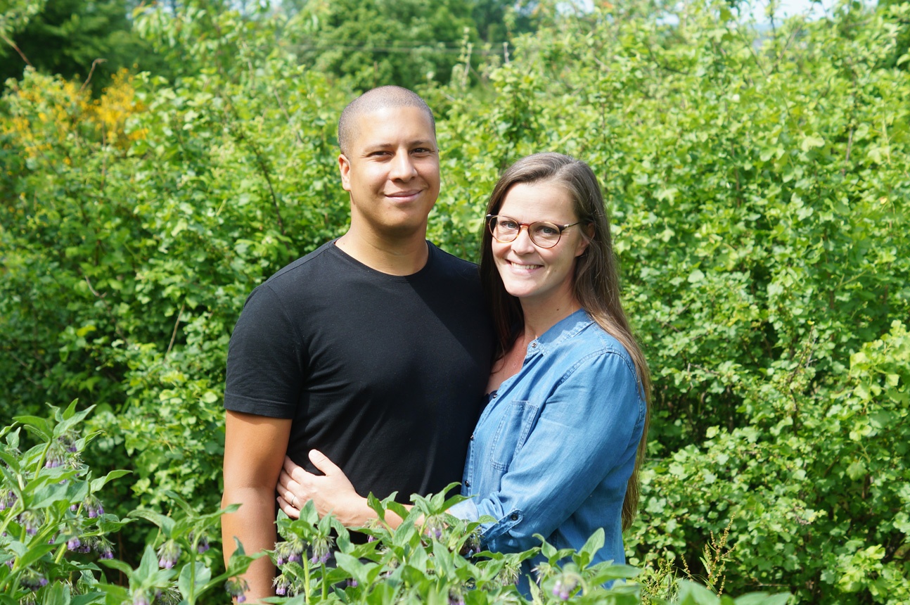 David et Olivia de la ferme de la Goursaline