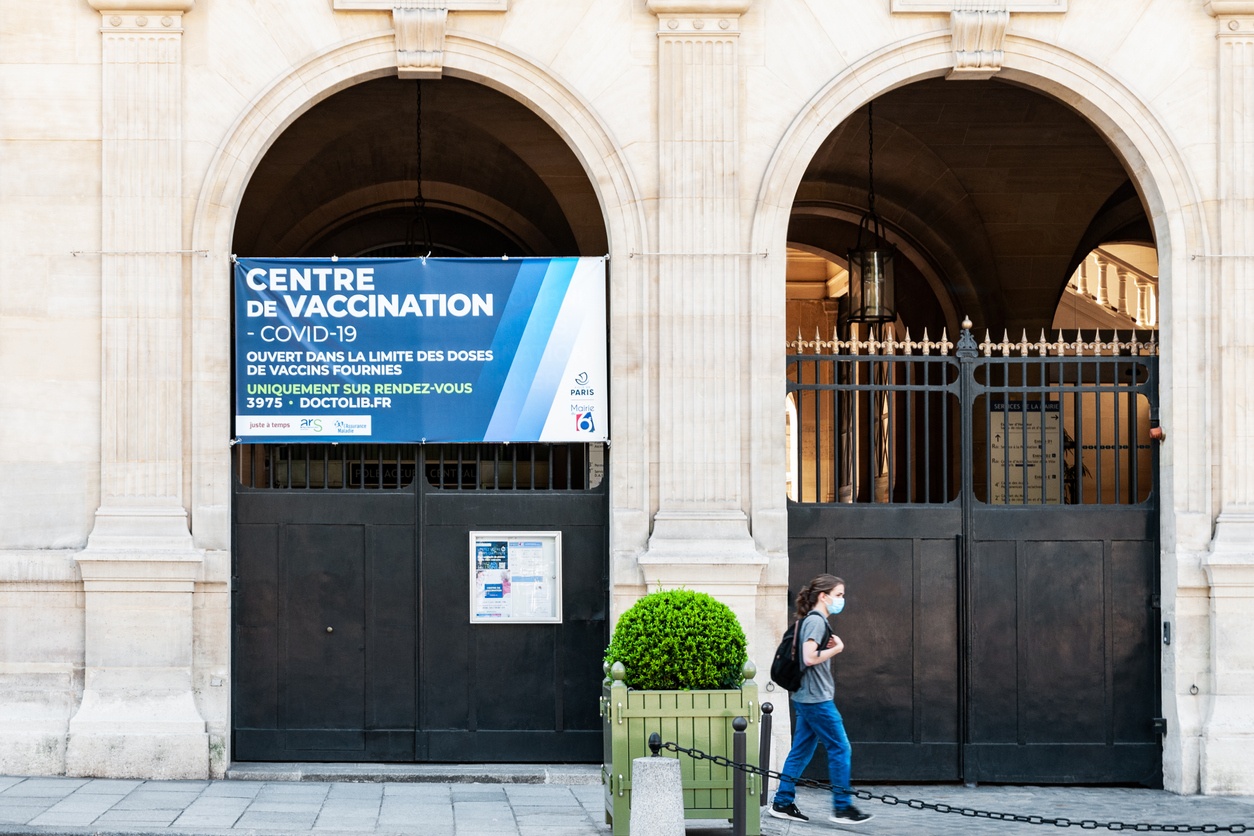 Centre de vaccination à Paris, en juin 2021