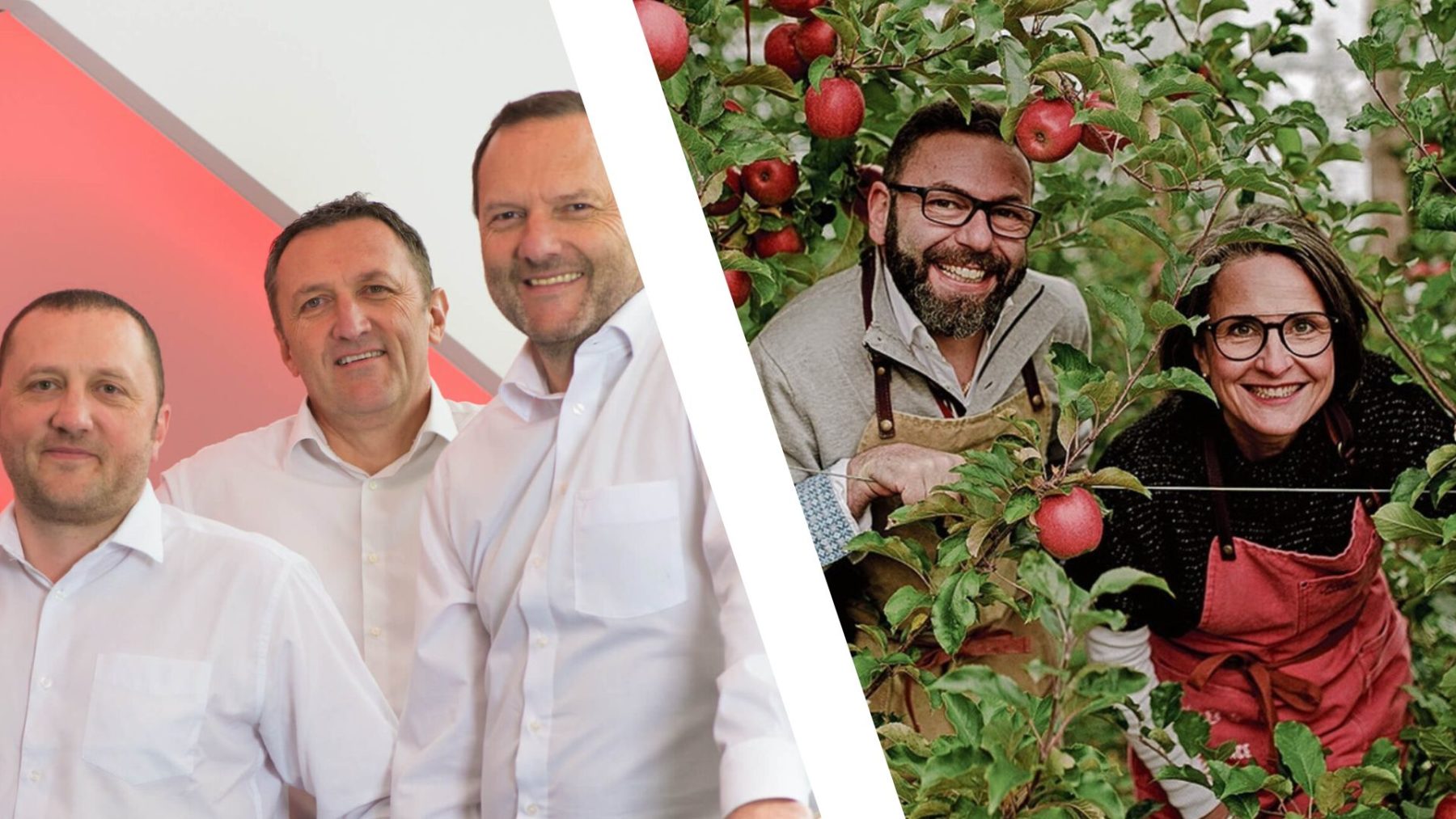 Portraits des frères Roser et de Laurence Jobin-Chollet