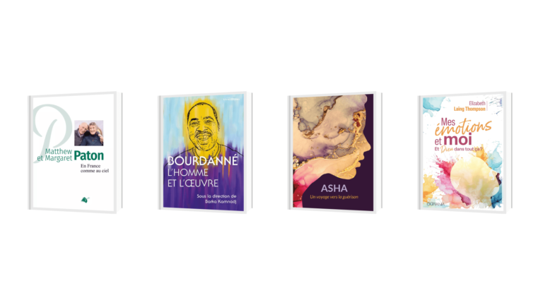 Couvertures des quatre ouvrages de l'article