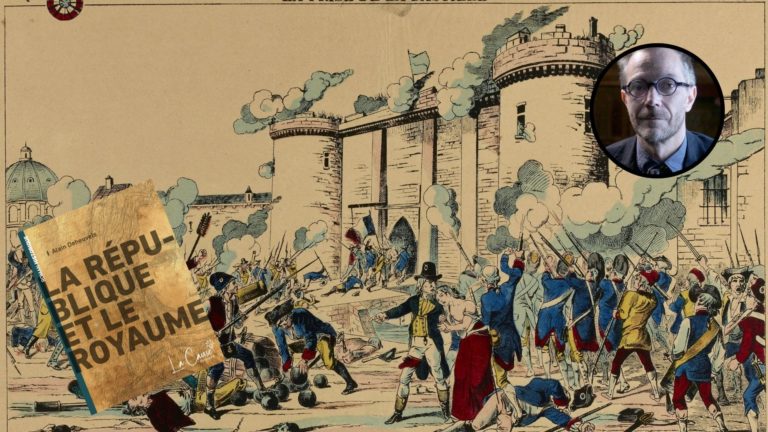 Révolution française. La prise de la Bastille. Roman historique d'Alain Deheuvels, la République et le Royaume. Portrait de David Gonzalez.