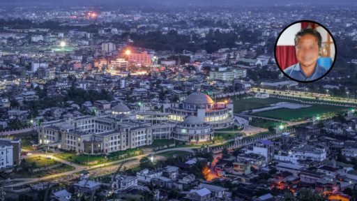 Assemblée législative du Manipur et portrait flouté de Manoj