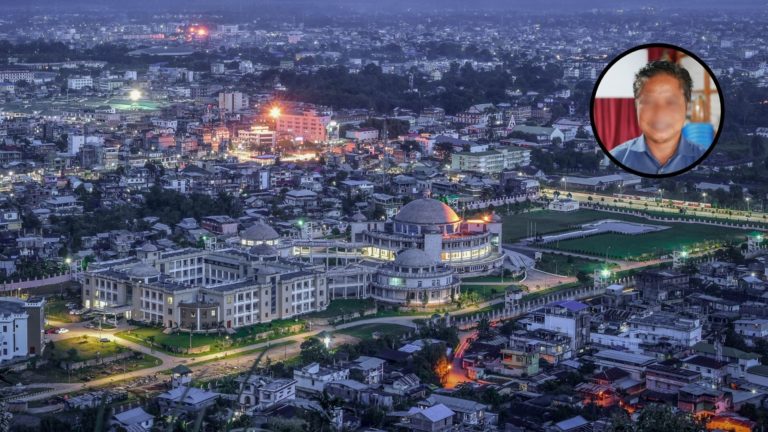 Assemblée législative du Manipur et portrait flouté de Manoj