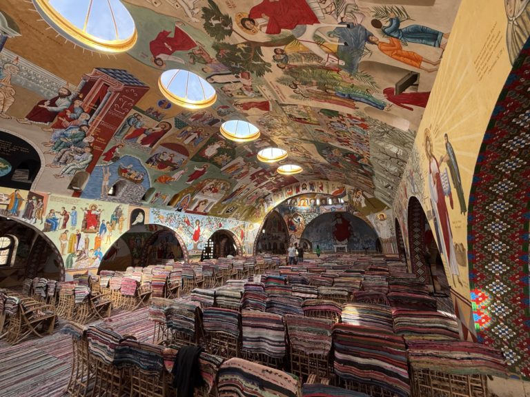 L’église souterraine à Anafora, en Egypte.