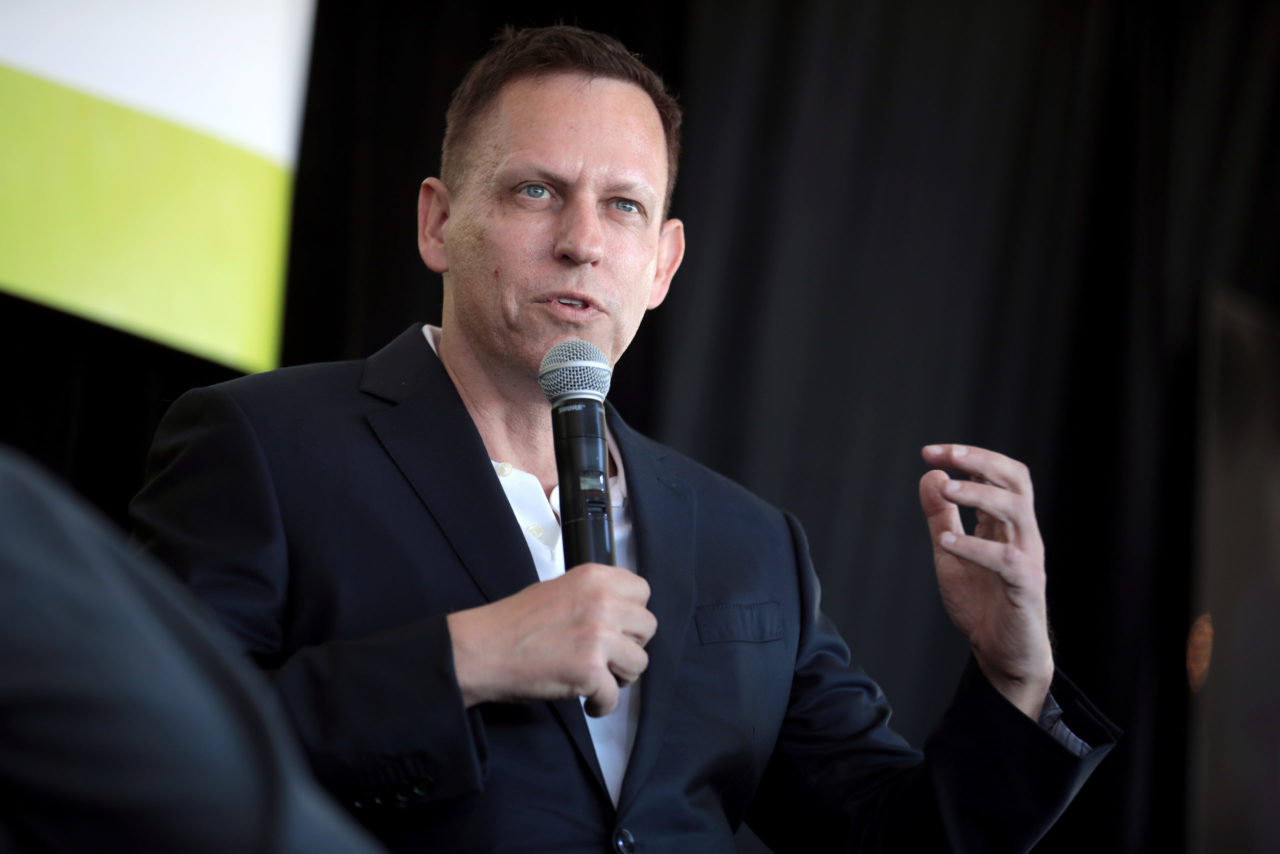 Peter Thiel au Converge Tech Summit, en Arizona, en 2022.