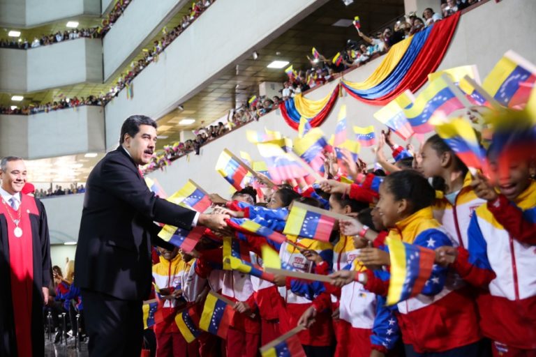 Nicolas Maduro, président du Venezuela en janvier 2019