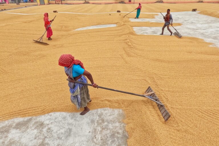 Femme travaillant dans des conditions précaires, illustrant le lien entre travail et pauvreté