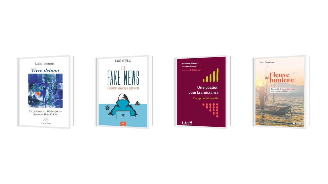 Couvertures des quatre livres recensés