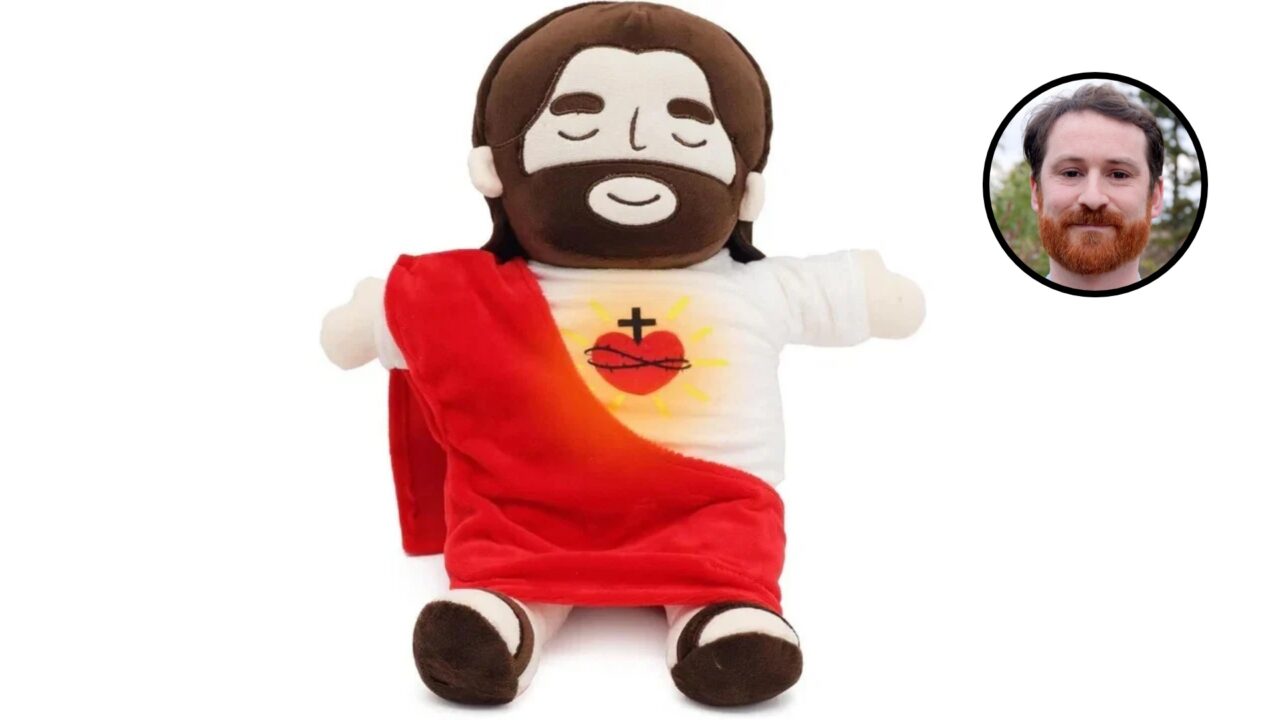 La peluche Jésus qui a été rappelée
