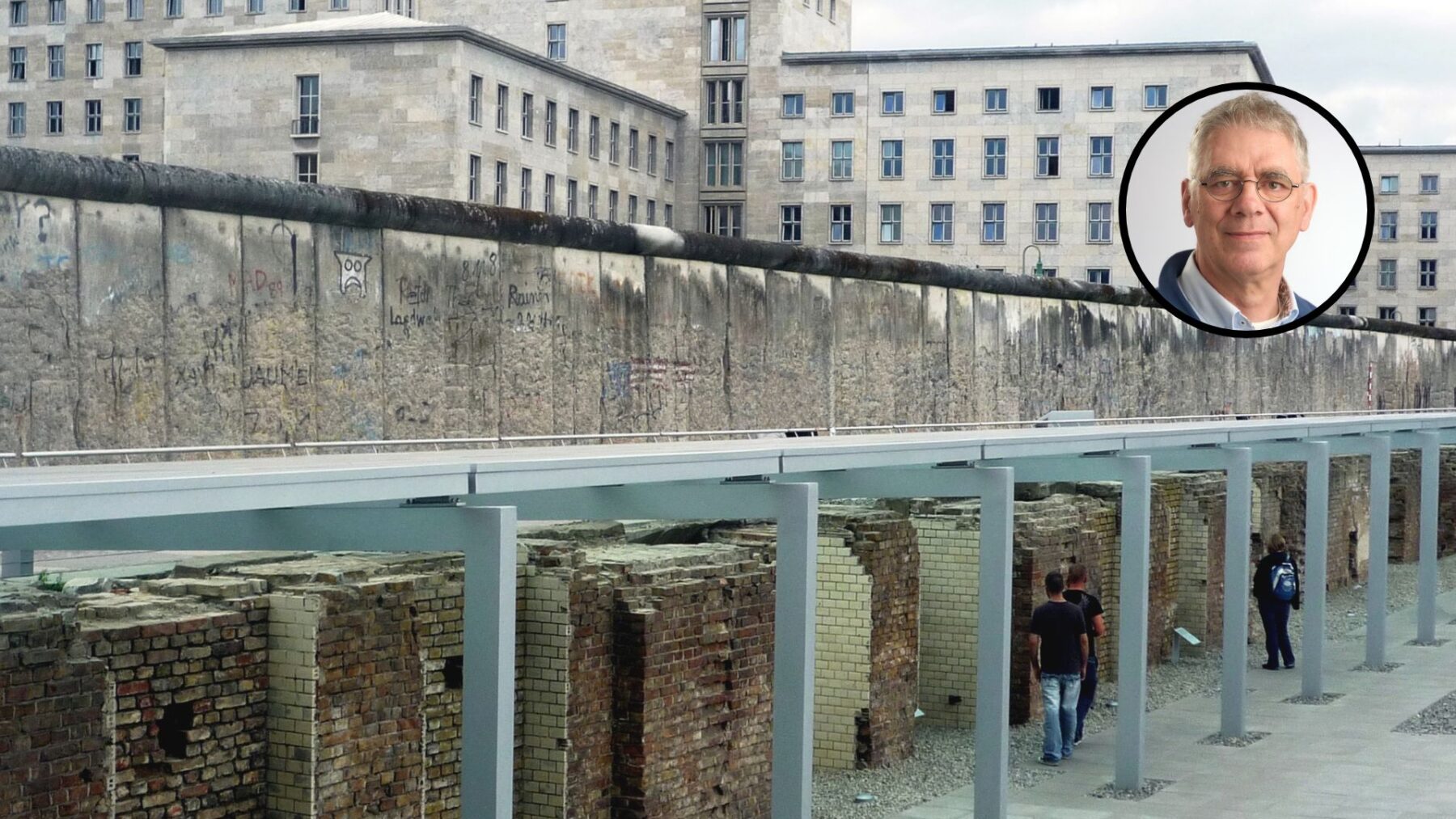 Les anciens locaux de la Gestapo à Berlin se trouvent au site de la Topographie de la Terreur, situé le long de la Niederkirchnerstraße.