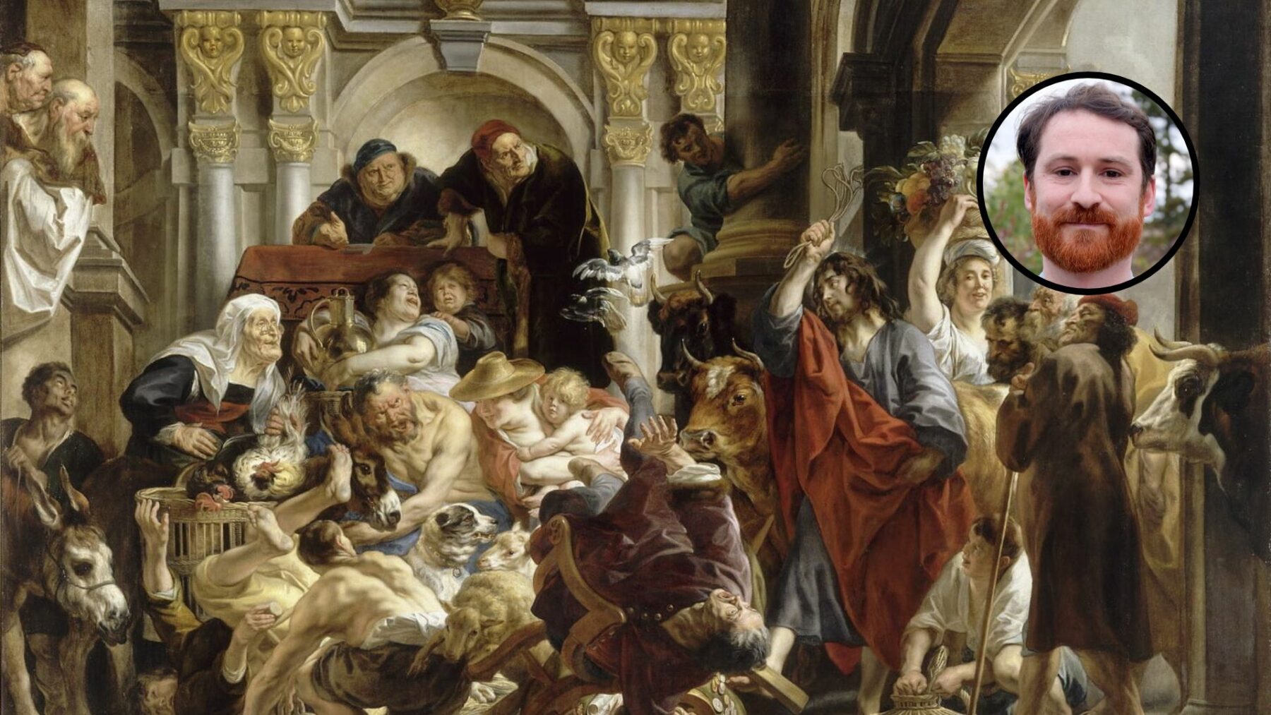 Jésus chassant les marchands du Temple est un tableau réalisé par le peintre flamand Jacob Jordaens en 1645-1650.
