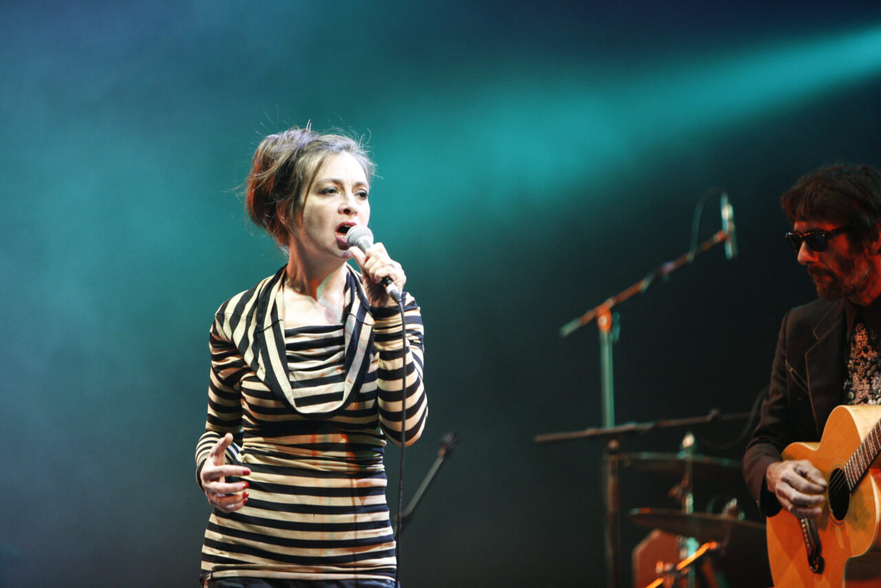 Catherine Ringer et Fred Chichin, des Rita Mitsouko, sur scène aux Eurockéennes de 2007